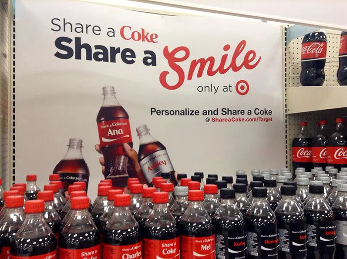 کمپین ۳۶۰ درجه Share a Coke برند Coca-Cola