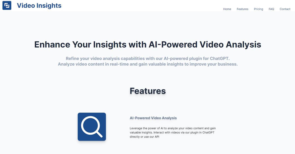 افزونۀ چت جی‌پی‌تی videoinsight