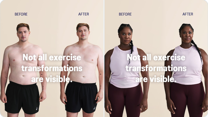 کمپین روابط عمومی Asics با عنوان Before & After