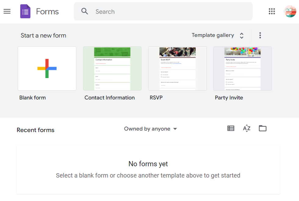 مراحل کار با گوگل فرم - 2