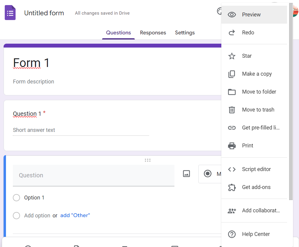 مراحل کار با گوگل فرم - 6