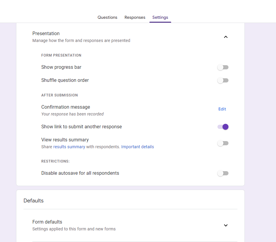 مراحل کار با گوگل فرم - 7