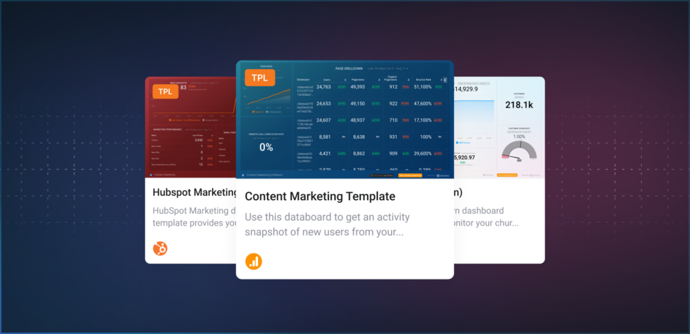 راه‌اندازی آسان گزارش‌ها و داشبوردها با یک کلیک در دیتاباکس