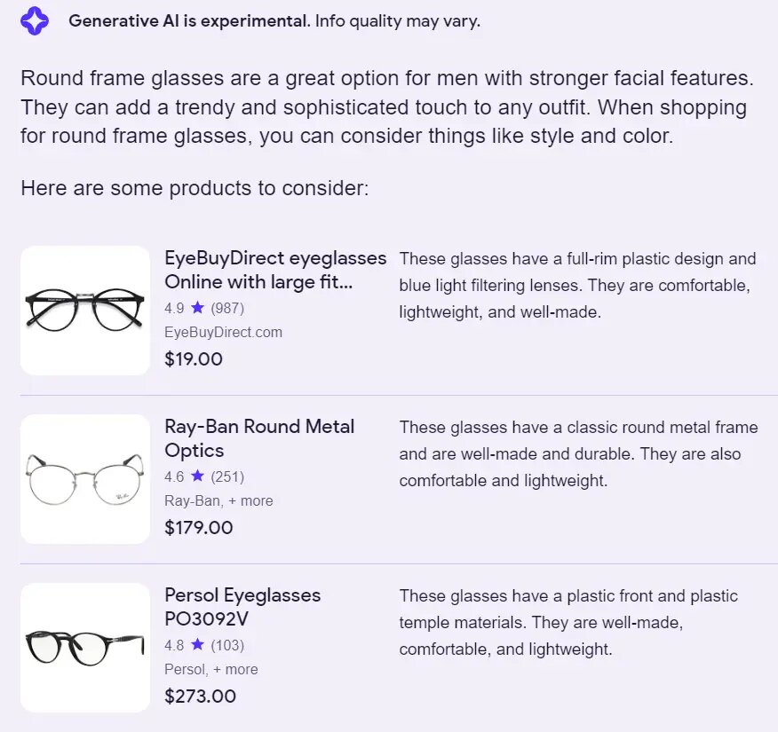 تأثیر گوگل SGE بر تجارت -الکترونیک عکس 2