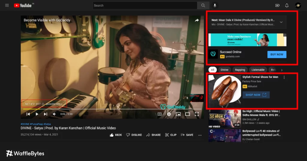 تبلیغات در یوتیوب