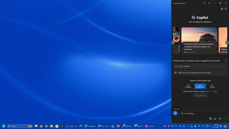 دسترسی به Copilot در ویندوز