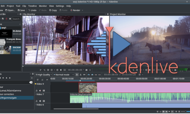 نرم‌افزار تدوین فیلم Kdenlive
