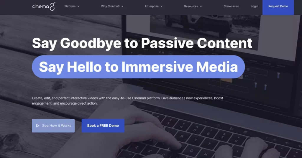 نرم‌افزار ساخت فیلم تعاملی Cinema8