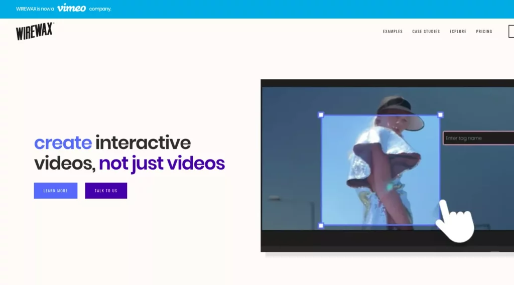 نرم‌افزار ساخت فیلم تعاملی Wirewax