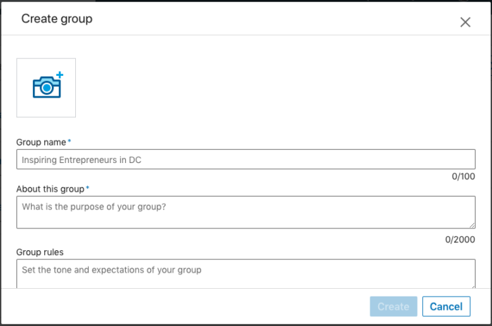 راه‌اندازی گروه کسب‌وکار در بازاریابی B2B در لینکدین