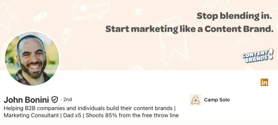 تصویر عنوان لینکدین جان بونینی