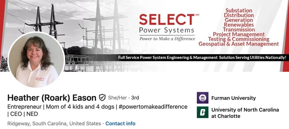 تصویر عنوان لینکدین هدر ایسون